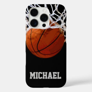 Funda iPhone 16 Pro Baloncesto Su Nombre