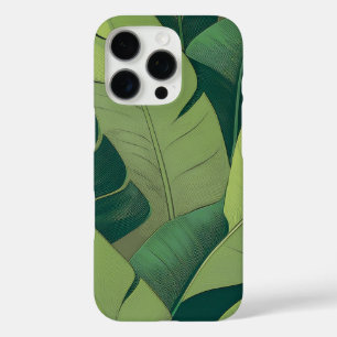 Funda iPhone 16 Pro Bananarama Hojas de Plátano Hawaianas