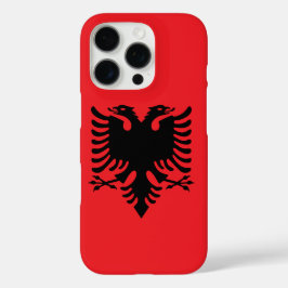 Funda iPhone 16 Pro Bandera albanesa