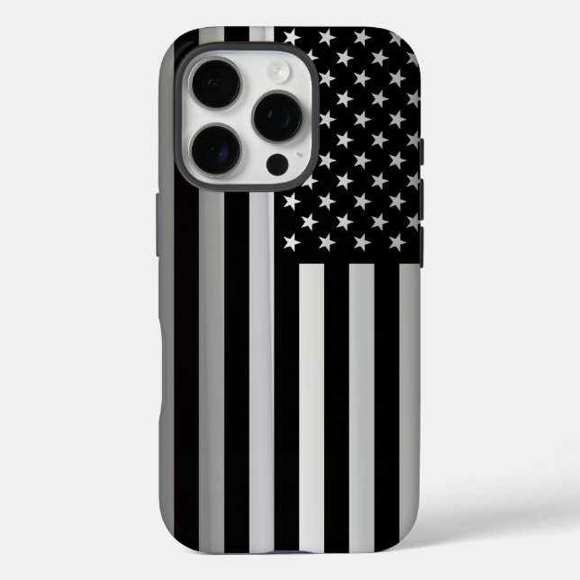 Funda iPhone 16 Pro Bandera americana (Reverso )