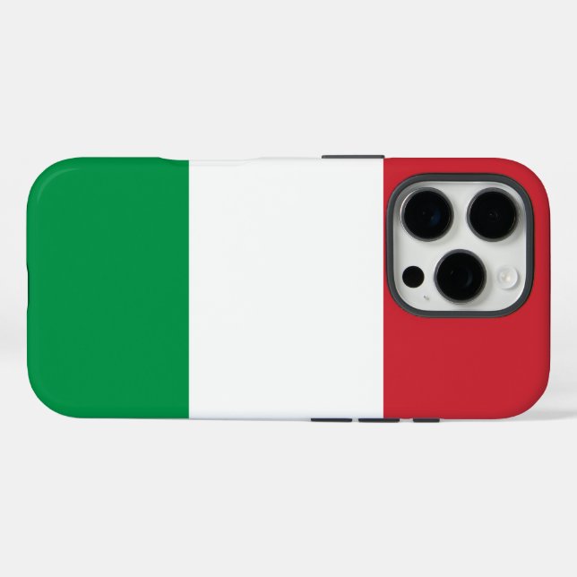 Funda iPhone 16 Pro Bandera de Italia (Reverso (Horizontal))