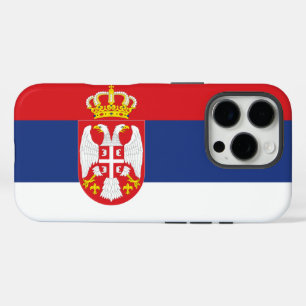 Funda iPhone 16 Pro Bandera serbia