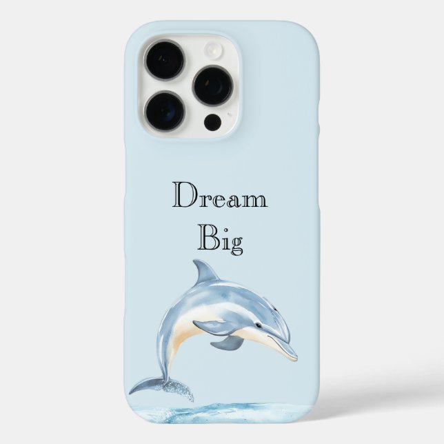 Funda iPhone 16 Pro Beach Ocean Dolphin (Reverso )