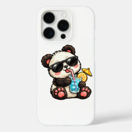 Funda iPhone 16 Pro Bebida Cool Panda