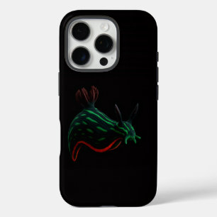 Funda iPhone 16 Pro Black 4 Luxe iPhone 16 Pro, Babosa de Mar Neon