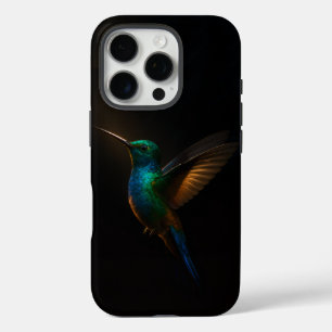 Funda iPhone 16 Pro Black 4 Luxe iPhone 16 Pro Funda-Mate, Flying Bird