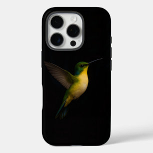 Funda iPhone 16 Pro Black 4 Luxe iPhone 16 Pro Funda-Mate, Flying Bird