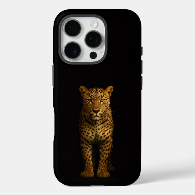 Funda iPhone 16 Pro Black 4 Luxe iPhone 16 Pro, Majestic Leopard (Reverso )