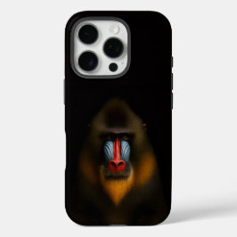 Funda iPhone 16 Pro Black 4 Luxe iPhone 16 Pro, Mandrill Monkey