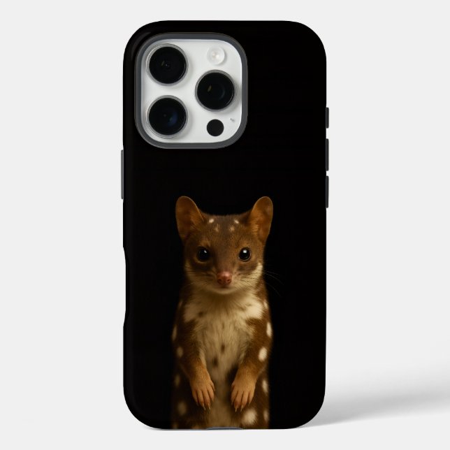 Funda iPhone 16 Pro Black 4 Luxe iPhone 16 Pro, Sweet Quoll (Reverso )