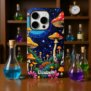 Funda iPhone 16 Pro Bloom de hongos cósmicos