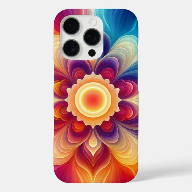 Funda iPhone 16 Pro Bloom solar (Reverso )