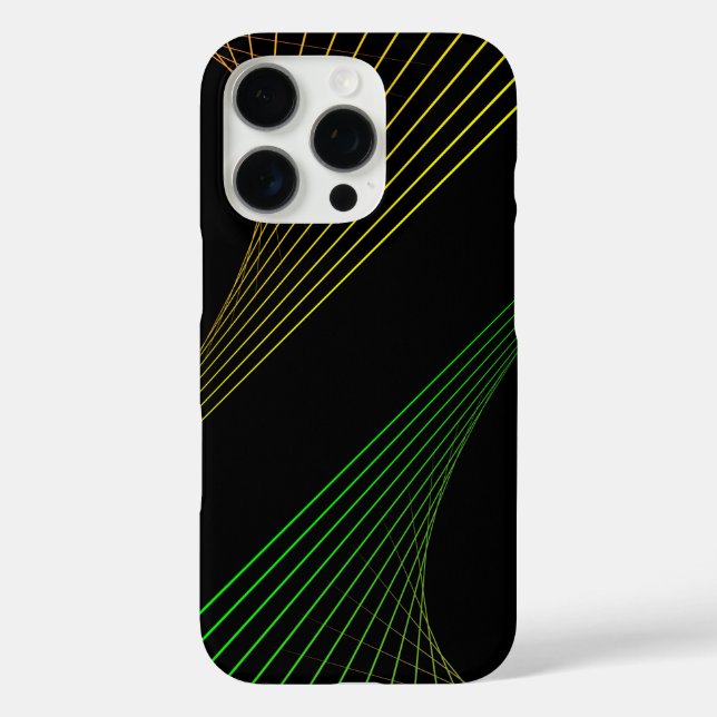 Funda iPhone 16 Pro Bloqueo de neón (Reverso )