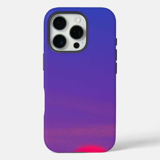 Funda iPhone 16 Pro bonito diseño de paisajes de puesta de sol (Reverso )