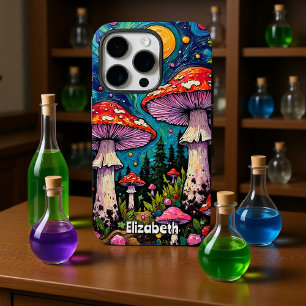 Funda iPhone 16 Pro Bosque de hongos mágicos