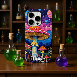 Funda iPhone 16 Pro Bosque de hongos planetarios