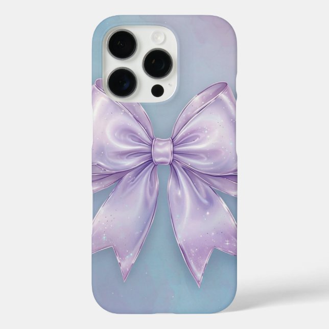Funda iPhone 16 Pro Bow plateado (Reverso )