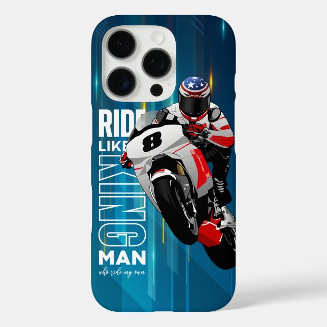 Funda iPhone 16 Pro Cabalgata como un rey | (Reverso )