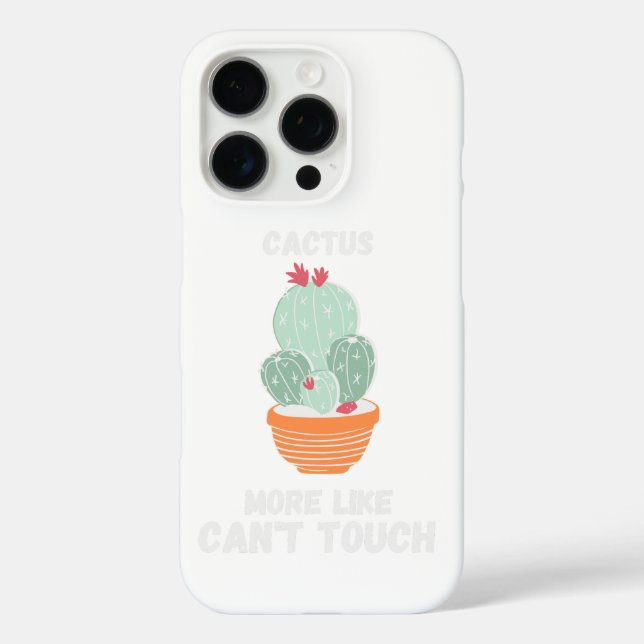 Funda iPhone 16 Pro Cactus, más me gusta no tocar. (Reverso )