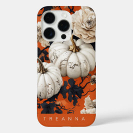 Funda iPhone 16 Pro Carácter de parche de calabaza