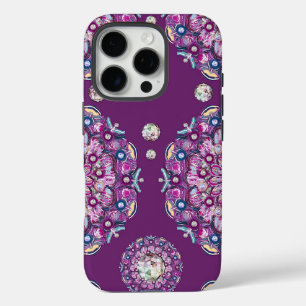 Funda iPhone 16 Pro Cardinal Red Rosace