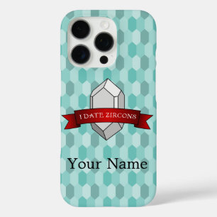 Funda iPhone 16 Pro Cartel de la cita de Zircons