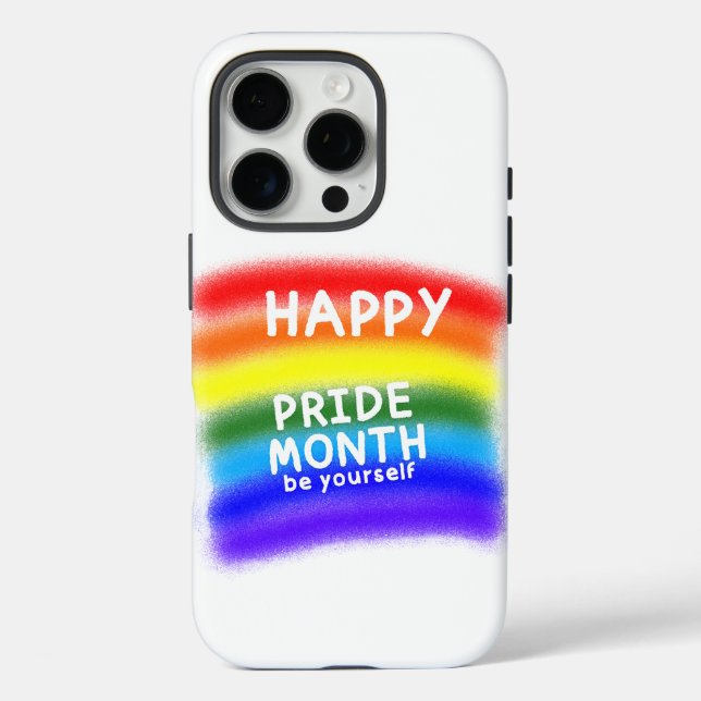 Funda iPhone 16 Pro Celebra ser tú mismo (Reverso )