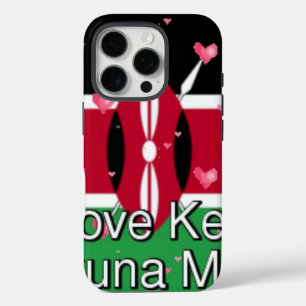 Funda iPhone 16 Pro 🇰 🇪 celebrar Kenia con nuestros estuches y porta