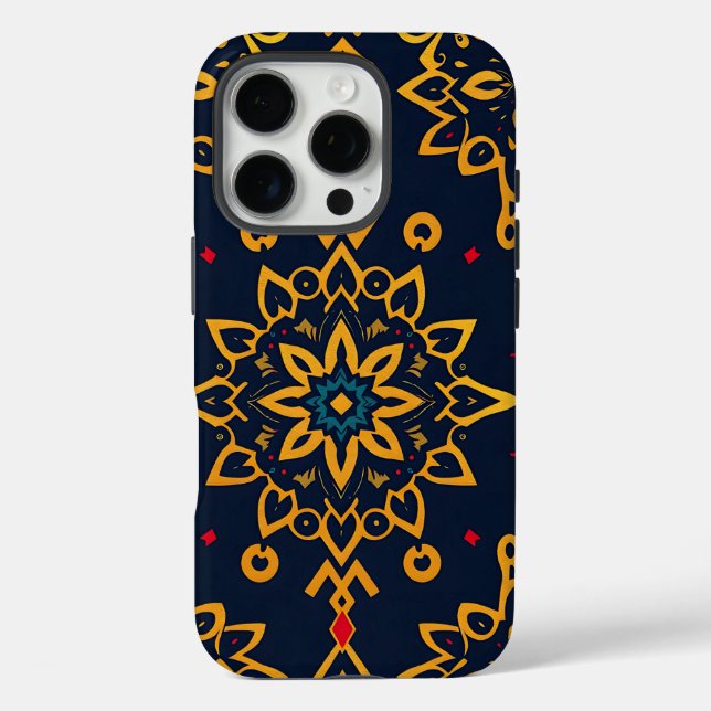 Funda iPhone 16 Pro  Celestial Symmetry Smartphone Case (Reverso )