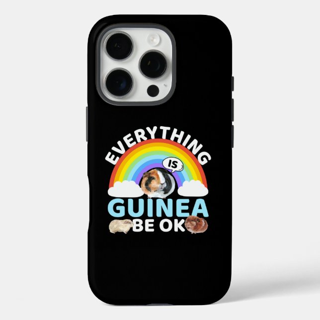 Funda iPhone 16 Pro Cerdo de Guinea - Guinea Esté bien, aliento (Reverso )