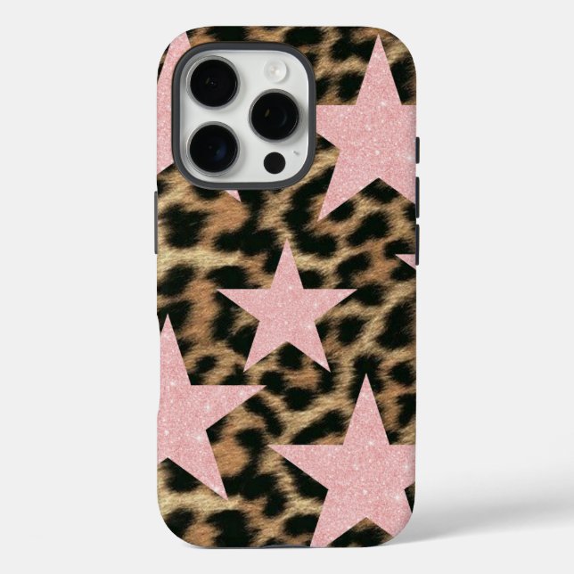 Funda iPhone 16 Pro cheetah print  (Reverso )