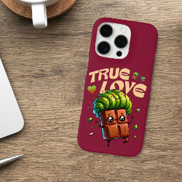 Funda iPhone 16 Pro Chocolate kawaii pistachio divertido en el Día de 