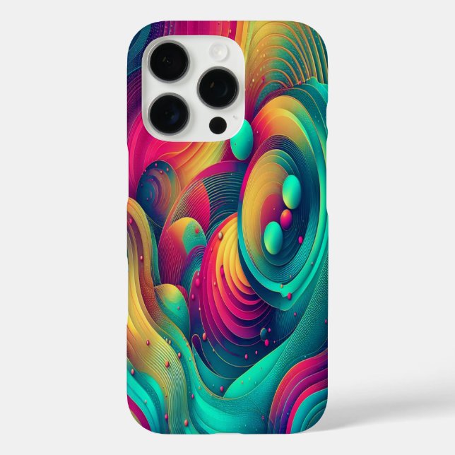 Funda iPhone 16 Pro Chromaflux Swirl (Reverso )