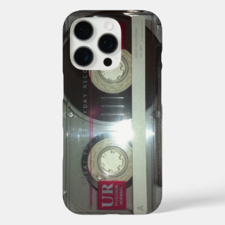 Funda iPhone 16 Pro Cinta de cassette vintage - Limpiar