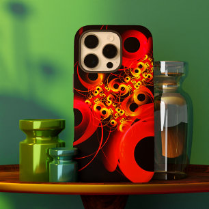 Funda iPhone 16 Pro Círculos coloridos Patrón de arte abstracto modern