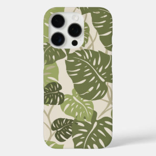 Funda iPhone 16 Pro Cliff Hanger Hawaiano Monstera Leaf Green