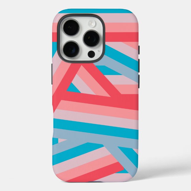 Funda iPhone 16 Pro Collage de Arcoíris  (Reverso )