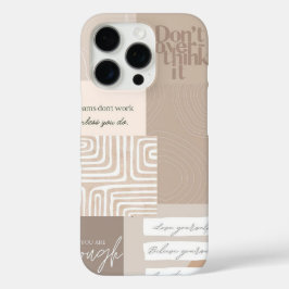 Funda iPhone 16 Pro Collage motivacional