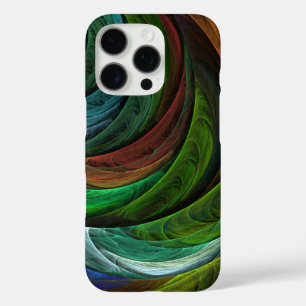 Funda iPhone 16 Pro Color Glory Moderno Resumen Patrón de arte elegant