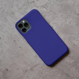Funda iPhone 16 Pro Color moderno de la plancha azul medianoche sólido