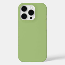 Funda iPhone 16 Pro Color moderno de la plancha verde Pistachio
