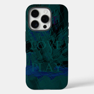 Funda iPhone 16 Pro Colores de las flores azules de Francia