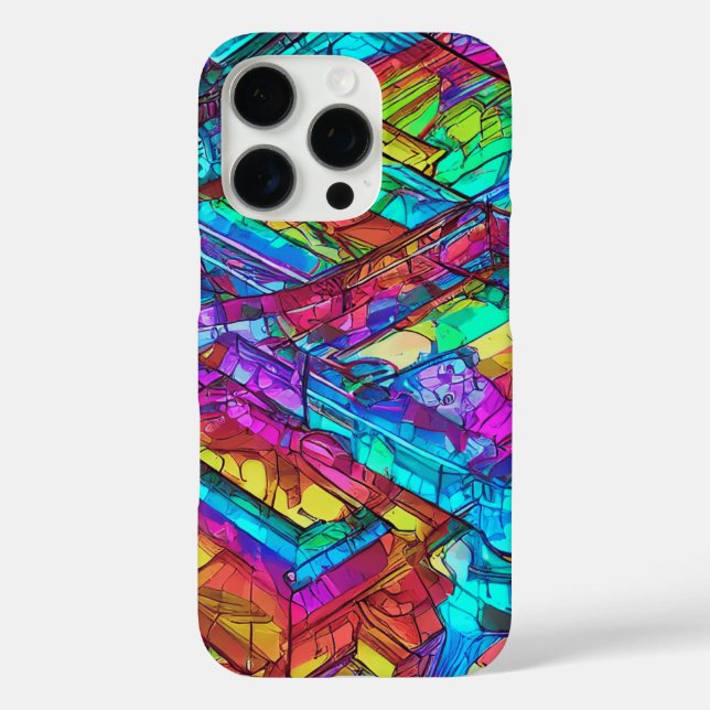 Funda iPhone 16 Pro Colorido (Reverso )