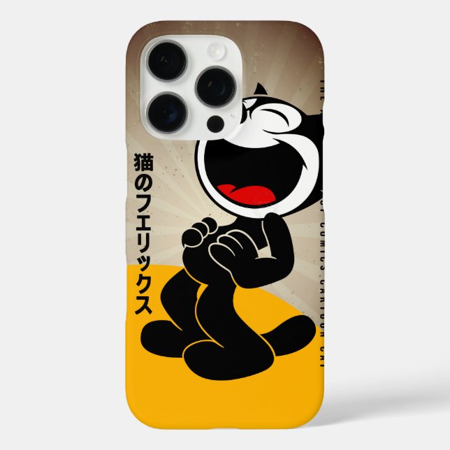 Funda iPhone 16 Pro Cómics Dibujos Animados Gato (Reverso )