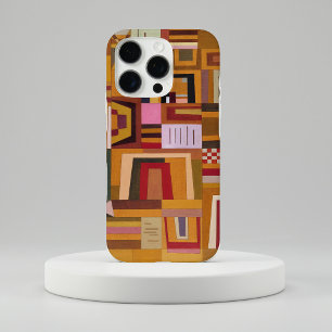 Funda iPhone 16 Pro Compensación, Arte Geométrico Inspirado en Kandins
