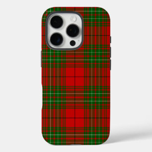 Funda iPhone 16 Pro Comyn tartan red green plon