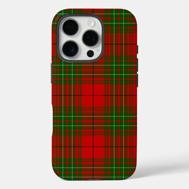 Funda iPhone 16 Pro Comyn tartan red green plon (Reverso )