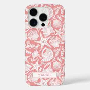 Funda iPhone 16 Pro Conchas de Coral Personalizadas