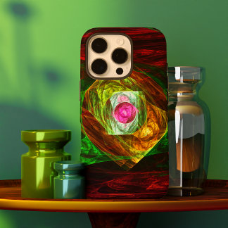 Funda iPhone 16 Pro Conexiones dinámicas Resumen de arte