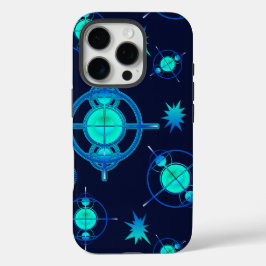Funda iPhone 16 Pro Connected Minds Pattern